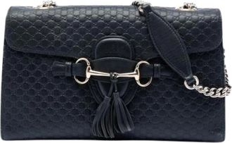 Gucci Pre-owned Shoulder Bags, female, Black, Size: ONE SIZE Pre-owned The Emily Shoulder Bag