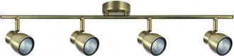 Fabrilamp Iluminacion Para Ba&ntilde;o Regleta Chacho Cuero 4 Focos Articulables - Fabrilamp