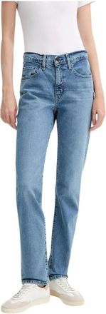 Levi's Jeans Rectos 724 de Tiro Alto - Jeans - Mujer - Azul - W30 L30