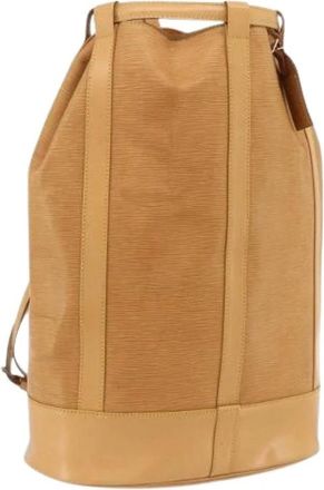 Louis Vuitton Pre-owned Backpacks, female, Beige, Size: ONE SIZE Pre-owned Vintage Epi Shoulder Bag