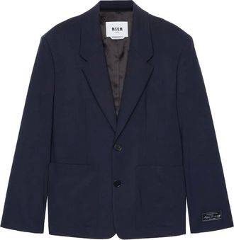 Msgm Blazer monopetto - Blu
