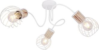 Globo Lighting Plafoniera - Luise - Bianco - Metallo - &Oslash; 60cm - E27 - - Globo