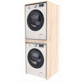 OEM Mobile Per Lavatrice E Asciugatrice, Rovere Sonoma, Colonna Da Bagno, Mobiletto, Mensola, Mk