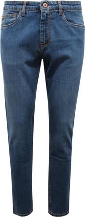 Harmont & Blaine O2227 Slim Fit Broek - Heren - Slim Fit Jeans - Blauw - W33 - Katoen - Jeans