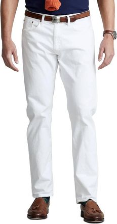 Polo Ralph Lauren Varick Slim Straight Jeans In White
