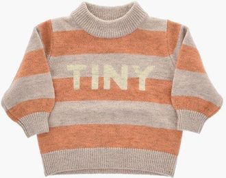Tiny Cottons Two-Tone Striped Crewneck Sweater size 3 Y