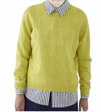 Exquise Arcadia Sequin Sweater In Neon