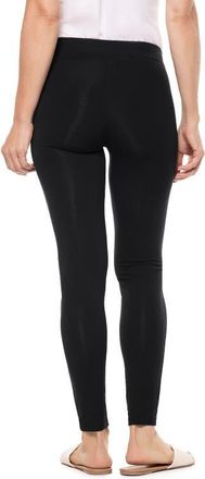 Coolibar Womens Summer Leggings - UPF 50+ Sun Protection - Monterey in Black at Nordstrom, Size X-Large