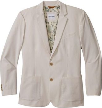 Tommy Bahama Nova Wave Stretch Cotton Seersucker Sport Coat in Stone Khaki at Nordstrom, Size Xxx-Large