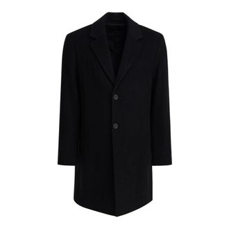 Vince Hombre, Abrigos, Negro, Talla: S