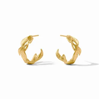 Julie Vos Womens Willow Hoop Earrings In Gold