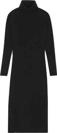 Saint Laurent Black Cashmere Casual Womens Dress