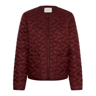 Kaffe KACoraline Jas - Dames - Jassen - Rood - Maat: XS Leer
