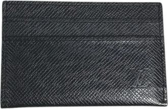 Louis Vuitton Pre-owned Vintage Portemonnee - Heren - Vintage Accessoires - Zwart - ONE Size - Leer - Vintage