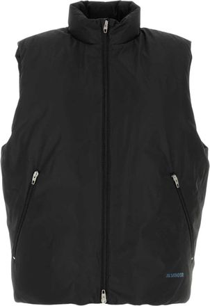 Jil Sander Vests - Heren - Bodywarmers - Zwart - L - Jassen