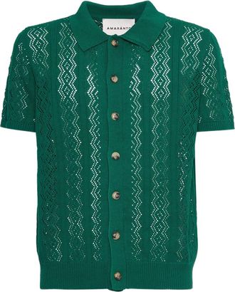 Amaranto button polo shirt - Green