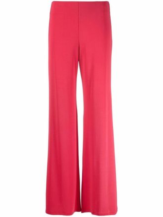 Alberta Ferretti wide-leg trousers - women - Viscose/Spandex/Elastane - 46 - Pink