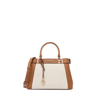 Guess Handbags, female, Beige, Size: ONE SIZE Anadela 3 Comp Satchel