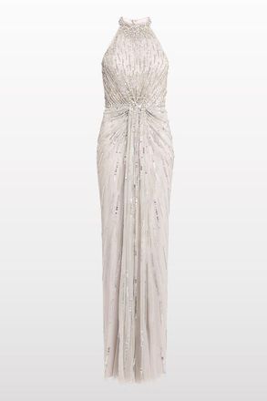 Jenny Packham Carmen Maxi Dress in Ammonite at Nordstrom, Size 10 Uk