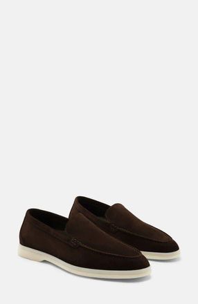 Scarosso Ludovica Loafers in Brown - Suede at Nordstrom, Size 36