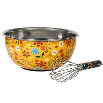 Mela Artisans Sunburst Bloom Bowl & Whisk Set at Nordstrom