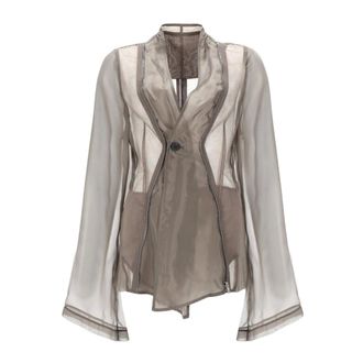 Rick Owens Stag Jacket - - Jackets - Donna - Grigio - M