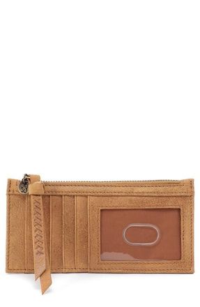 Hobo Carte Leather Card Case in Whiskey at Nordstrom