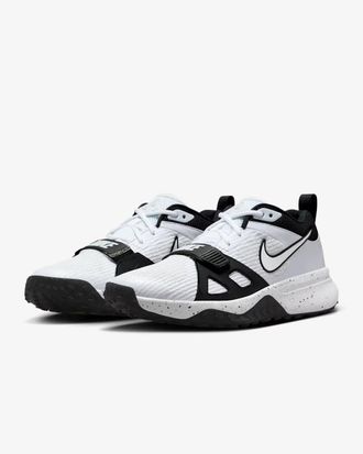 Nike Mens Nike Air Zoom Diamond Elite Turf DZ0503-104 Black Baseball Shoes DWA3628