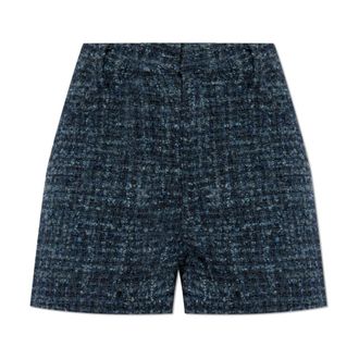 Iro Iro, Korte Broeken, Dames, Blauw, XL, Tweed, Bonnia Shorts