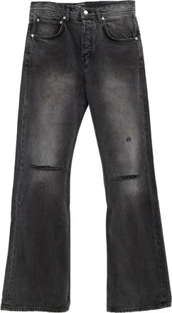 Enfants Riches Deprimes Jeans svasati con effetto vissuto - Nero