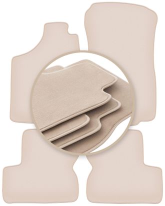 OEM Alfombrillas Beige Premium Para: Opel Astra F Hatchback, Sedan, Station Wagon, Cabrio 1991-2002