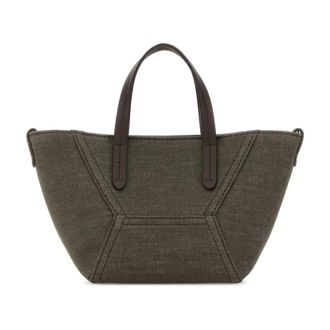 Brunello Cucinelli BC Duo Mini Bag - female - Brunello Cucinelli - Handbags - Green - ONE SIZE - Bags