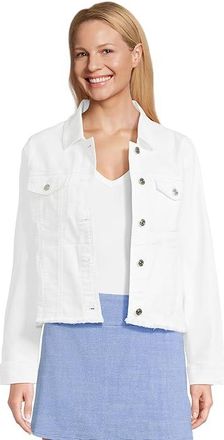 Tommy Bahama Ella Jean Jacket Womens Coat Sugar Wash : XL (US 16), Cotton/Denim/Lycra
