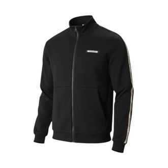 Emporio Armani Sweatshirt met ritssluiting - Heren - Vesten met rits - Zwart - L - Katoen - Hoodies & sweatvesten