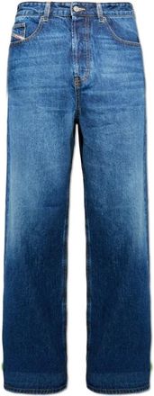 Diesel Heren, Jeans, Blauw, Maat: W34 L32 Katoen