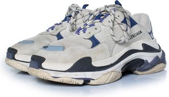 Balenciaga Balenciaga, Triple S sneakers in grijs en blauw