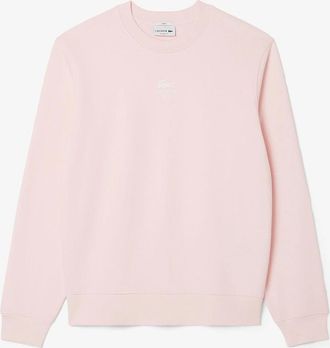 Lacoste Mens Printed Fleece Sweatshirt - Pink - Size: 32