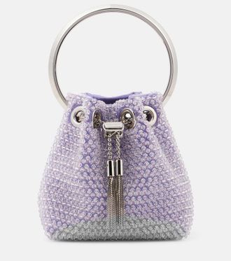 Jimmy Choo London Secchiello Bon Bon Micro in raso