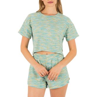 Hurley Boxy Rib Baby Tee in Iceland at Nordstrom, Size X-Large