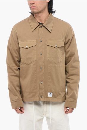 Department Five Cotton Twill DRAGON Utility Overshirt with Snap Buttons size Xl
