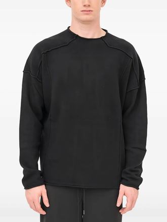 Isabel Benenato crew-neck sweater - men - Cashmere/Virgin Wool - L - Black