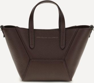 Brunello Cucinelli Borsa a Mano BC Duo in pelle Woman UNI