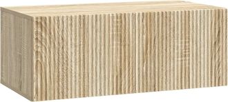vidaXL Mueble Para Tv De Pared 78,5 X 41 X 30 Cm Roble Sonoma Vidaxl