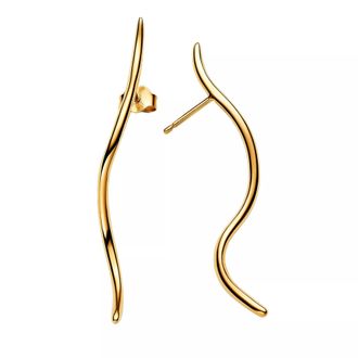 Pandora Earrings - 14k Gold-plated stud earrings - gold - Earrings for ladies