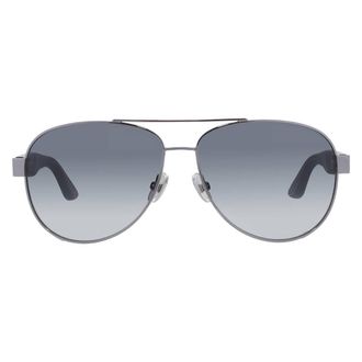Ferragamo Ferragamo Grey Gradient Pilot Mens Sunglasses SF275SN 021 62