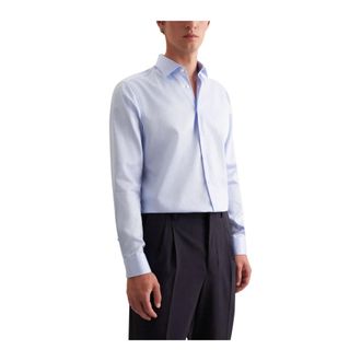 Seidensticker Overhemden, Heren, Blauw, M, Katoen, Regular Fit Zakelijk Overhemd