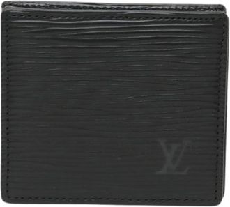 Louis Vuitton Pre-owned Wallets, male, Black, Size: ONE SIZE Pre-owned Epi Coin Case