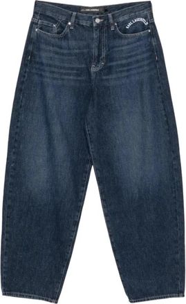 Karl Lagerfeld Loose-fit Jeans - Dames - Loose Fit Jeans - Blauw - W26 - Denim - Jeans