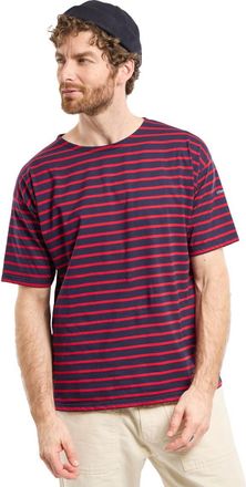 Armor Lux Armor Lux mens Marini&egrave;re Theviec Homme Striped T-Shirt, Blue (455 NAVIRE/BRAISE 455), X-Small (Manufacturer Size: 1)