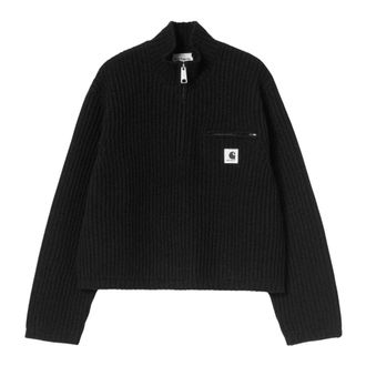 Carhartt Work in Progress Dames, Truien, Zwart, Maat: XS Wol
